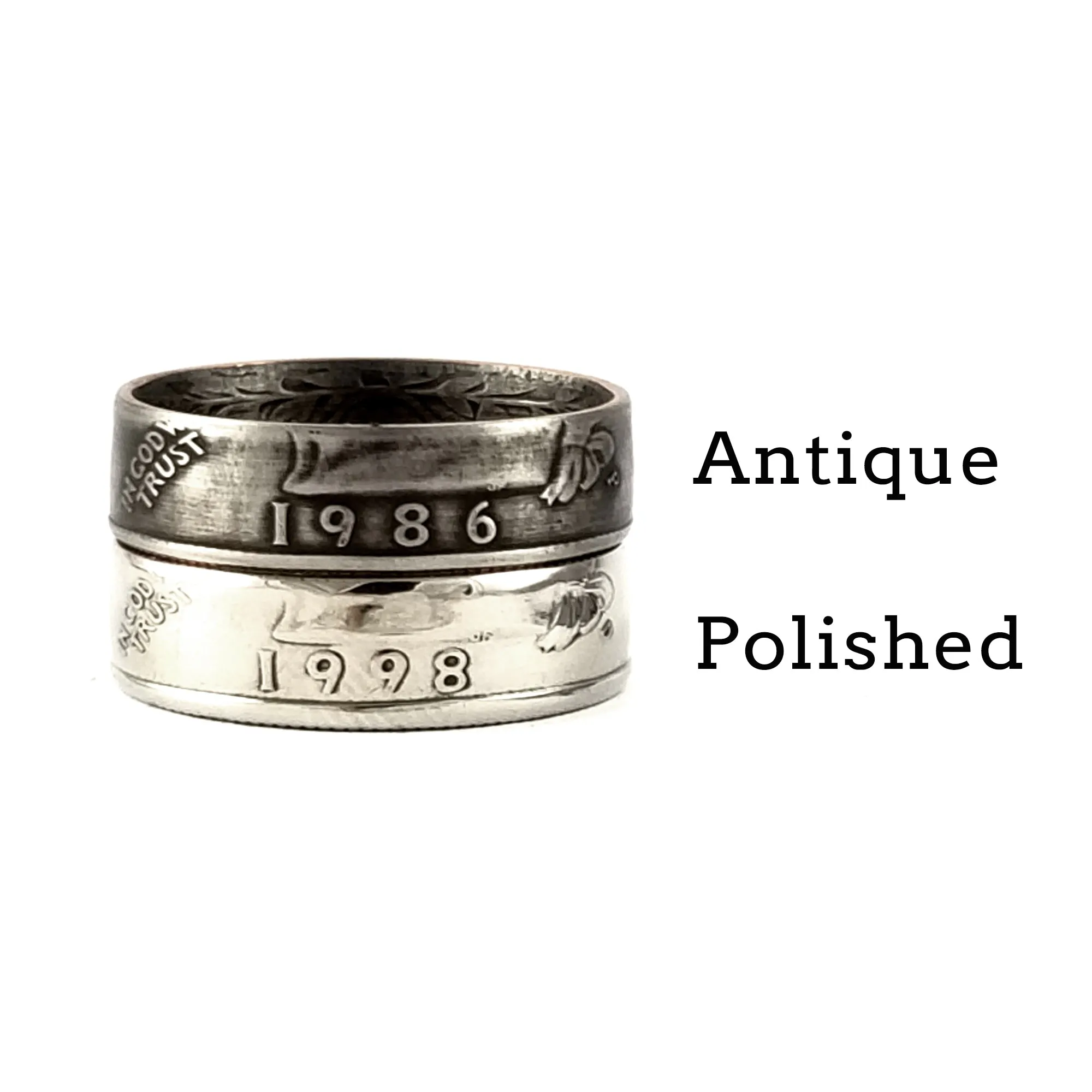 1983 Washington Quarter Coin Ring