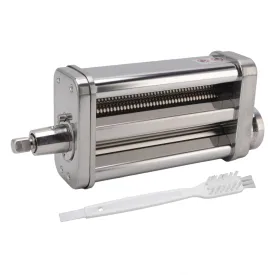 2 in 1 Pasta Roller Attachment Stainless Steel 8 Gears Rustproof Noddle Maker Accessories LMZ