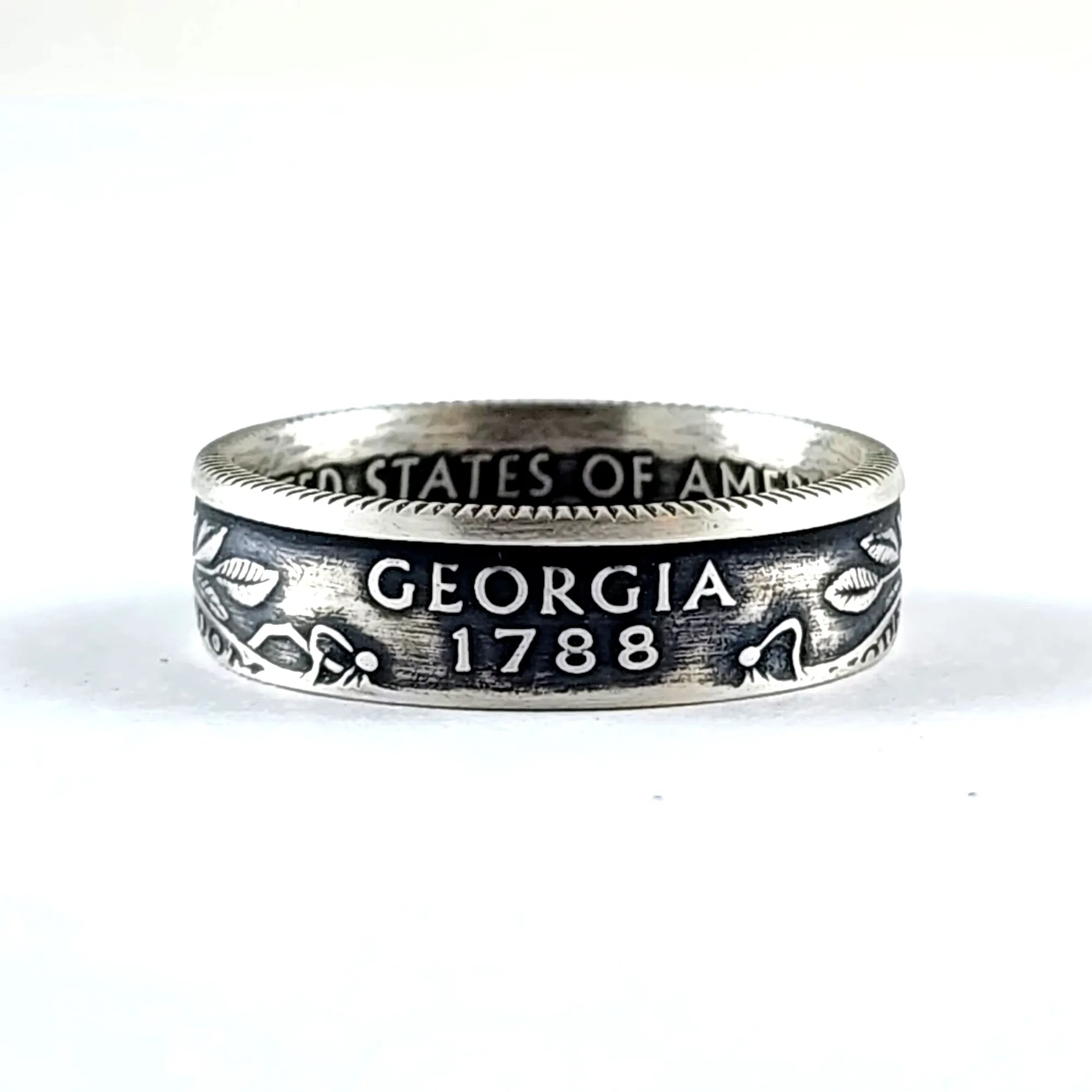 90% Silver Georgia Quarter Ring