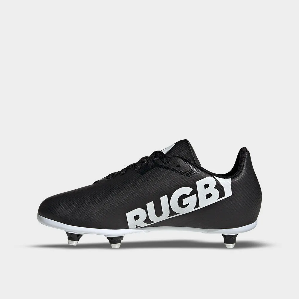 Adidas Youth Rugby Junior Sg Boots Black/White _ 173696 _ Black