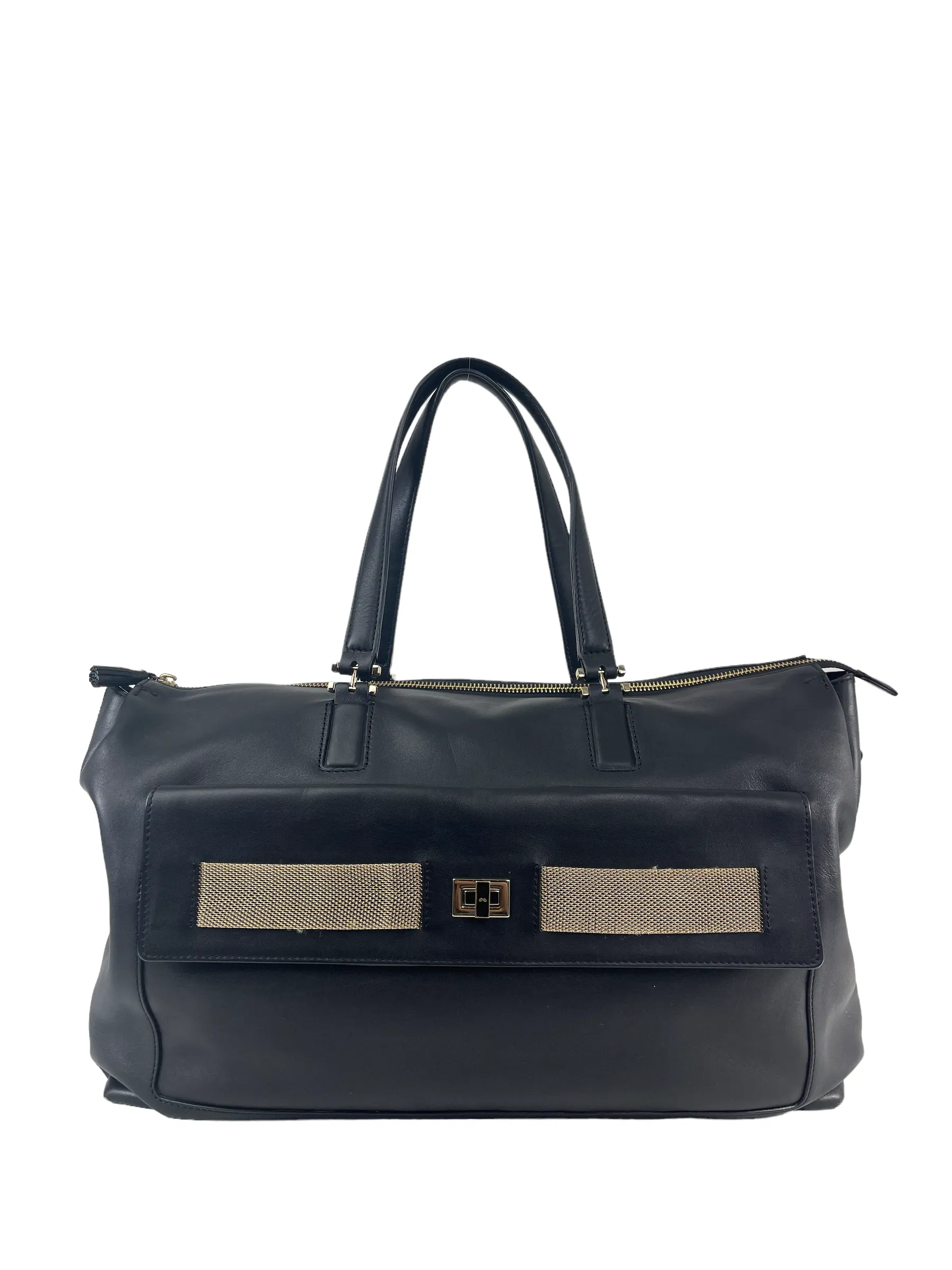 Anya Hindmarch Black Leather Tote