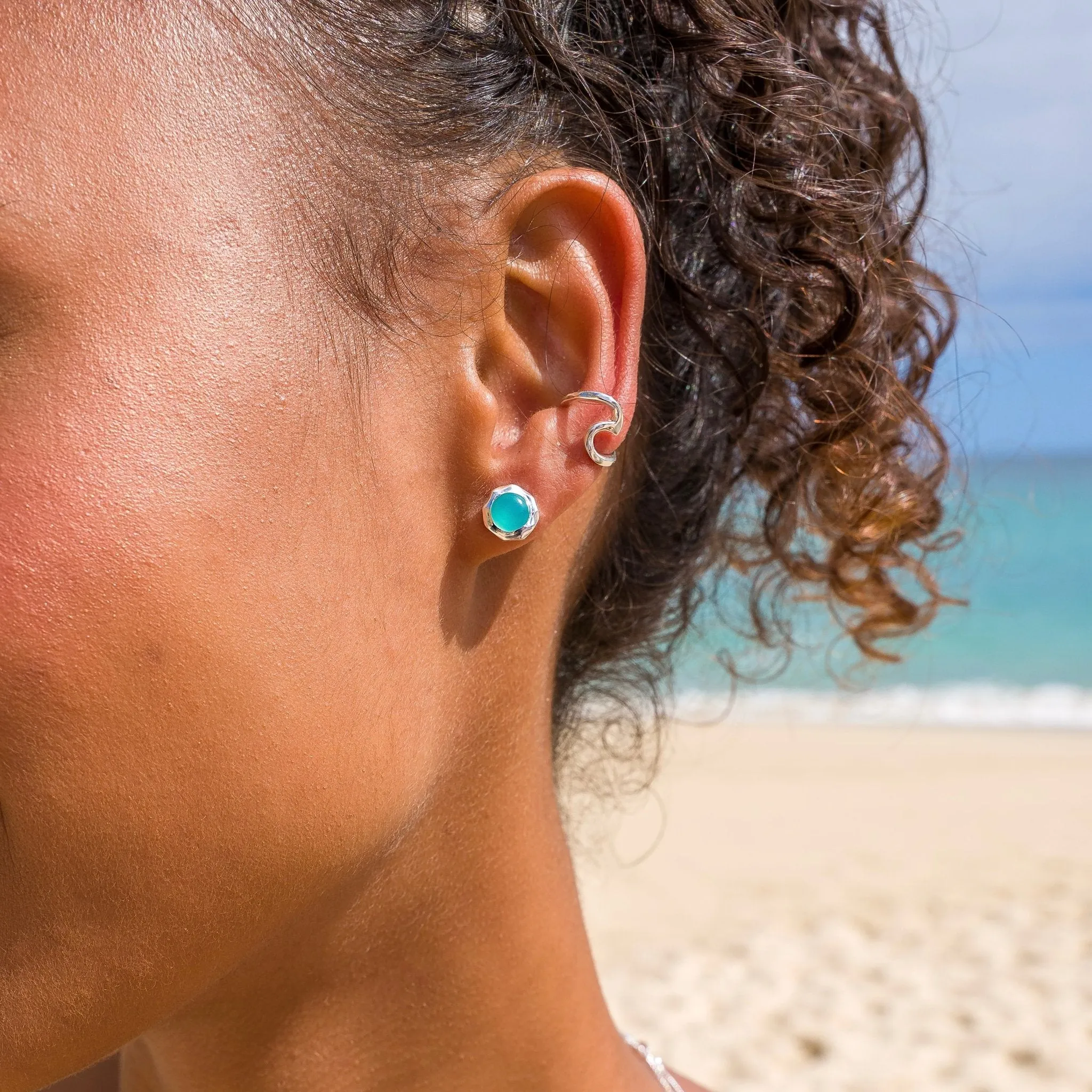 Azure waters studs