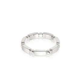 Ball & Bar Chunky Ring Sterling Silver