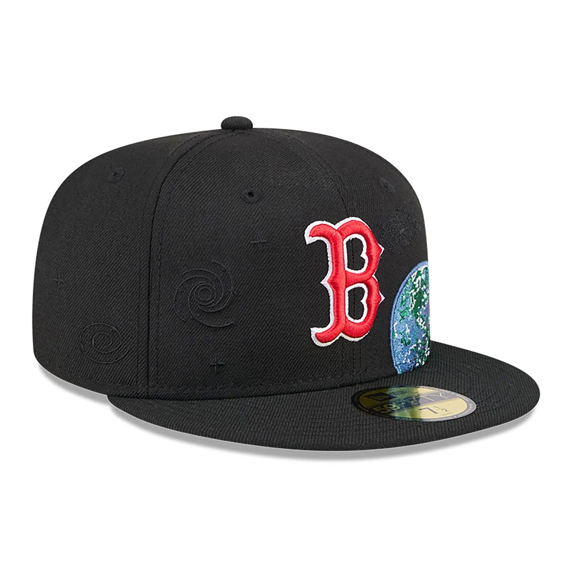 Boston Red Sox Global Black 59FIFTY Fitted Cap