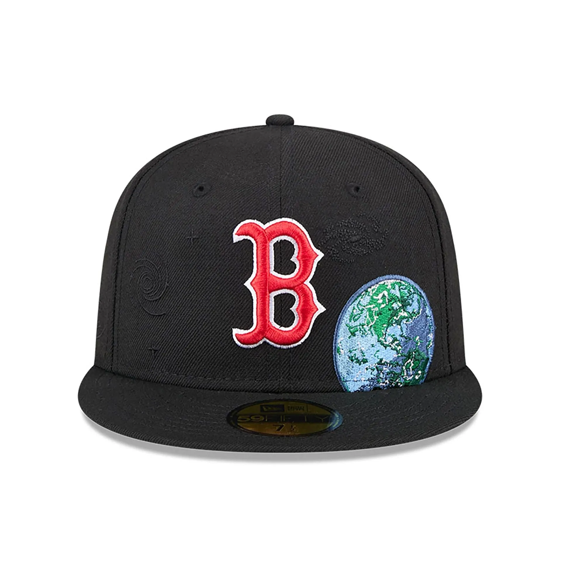 Boston Red Sox Global Black 59FIFTY Fitted Cap