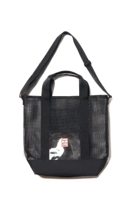 FRAME MESH 2WAY TOTE BLACK