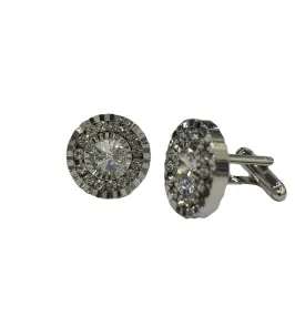 Fratello Cufflinks - Silver Tone Radiant Elegance CL20