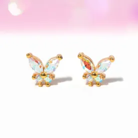 Iridescent Mari Studs