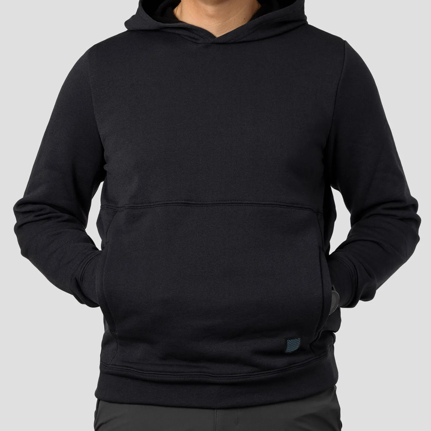 Men's Decadent Merino Hooded Pullover (limited edition) - Obsidian