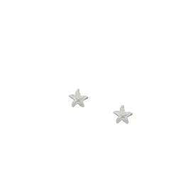 Silver Starfish Studs