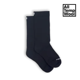 Socks - Black Logo Wool